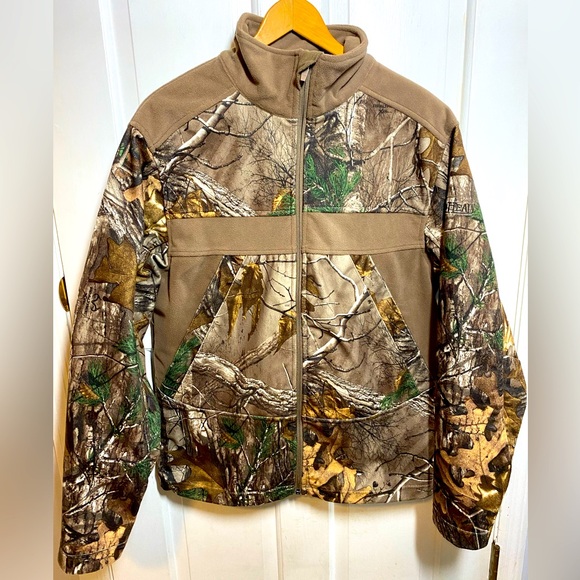 Men’s Red Head Camouflage Fleece lined Hunting Jacket Size Medium - Picture 1 of 8